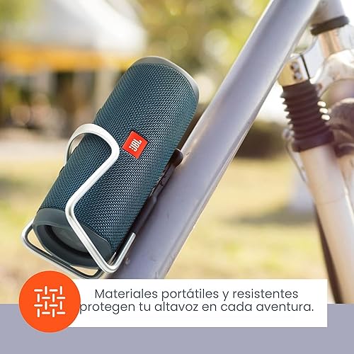 Miniatura 7 de JBL Flip 5 - Paquete de altavoces de plástico reciclados con Bluetooth impermeable con divvi. Funda protectora rígida - Azul (Eco Edition)