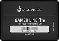 SSD Rise Mode Line 1TB SATA 2.5”, Velocidade 535MB/s Leitura e 435MB/s Gravação, Alta Capacidade e Desempenho para PC e Notebook – Preto – RM-SSD-1TB