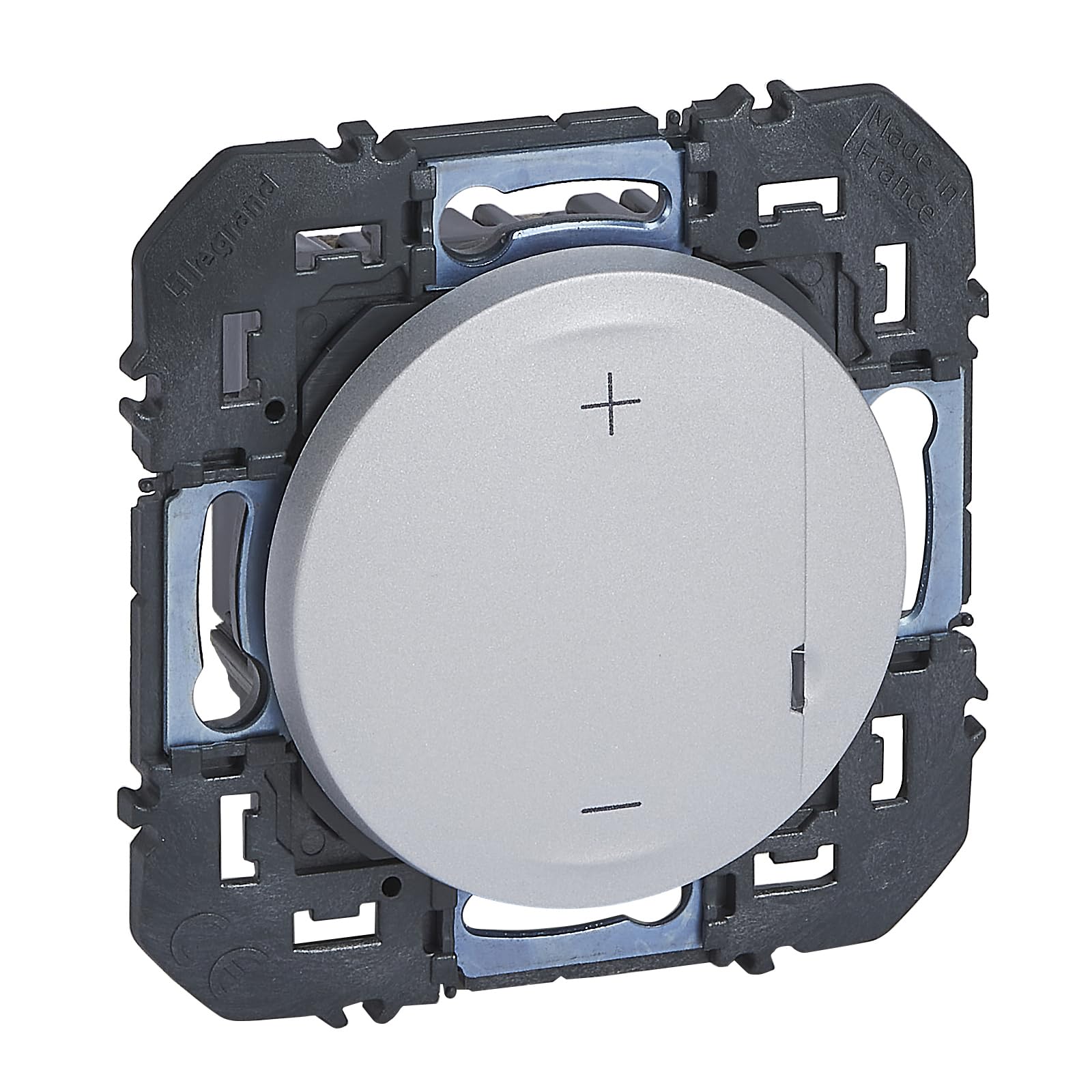 Legrand - Uniwersalny ściemniacz dooxie 2-żyłowy 125W - Kompozycyjny Alu