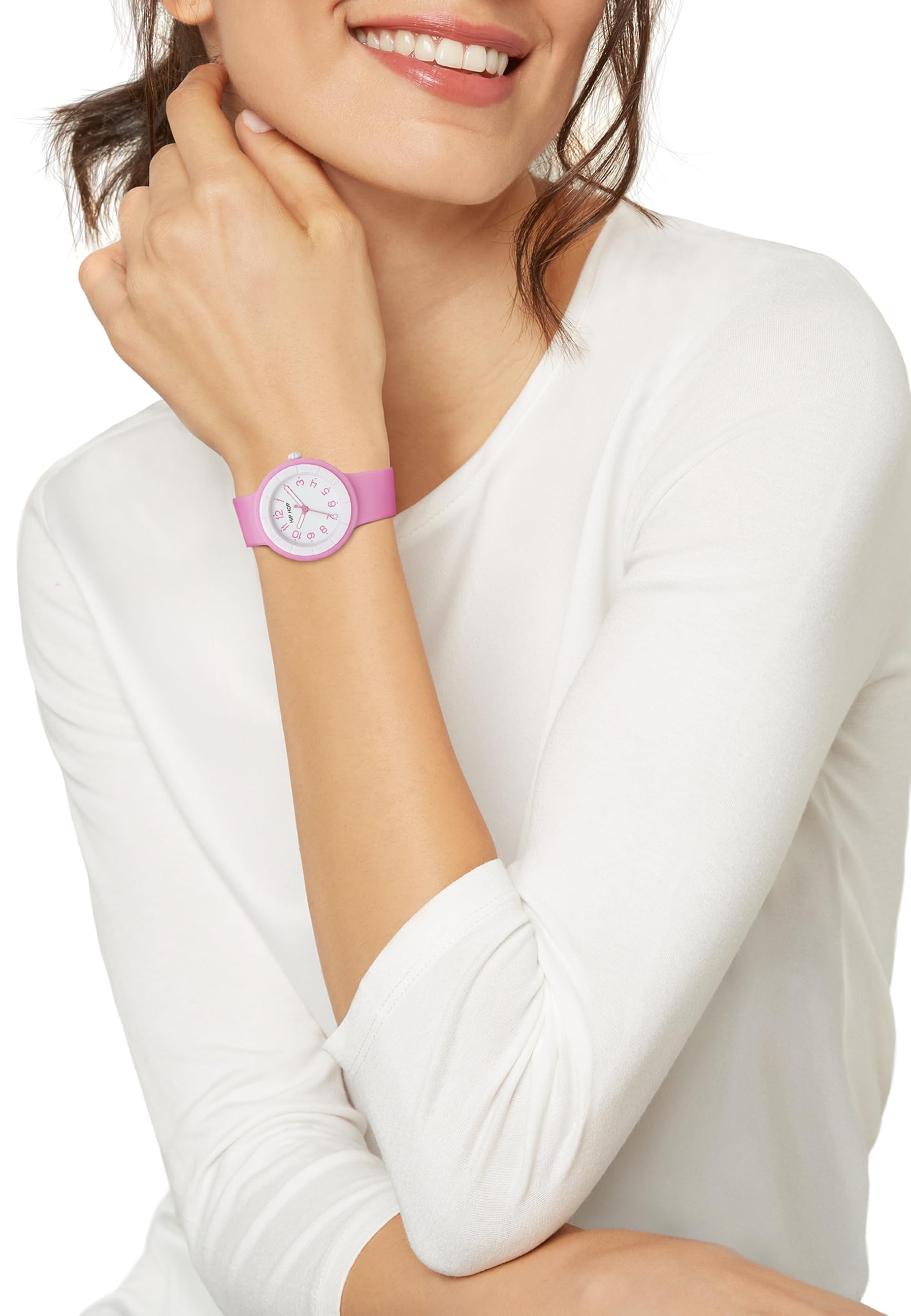 HIP HOP Orologio Donna, Bracciale in Silicone, Cassa 34 cm | Collezione HERO.DOT, Movimento Quarzo Analogico, Resistente all'acqua 50 metri, Idee regalo Donna