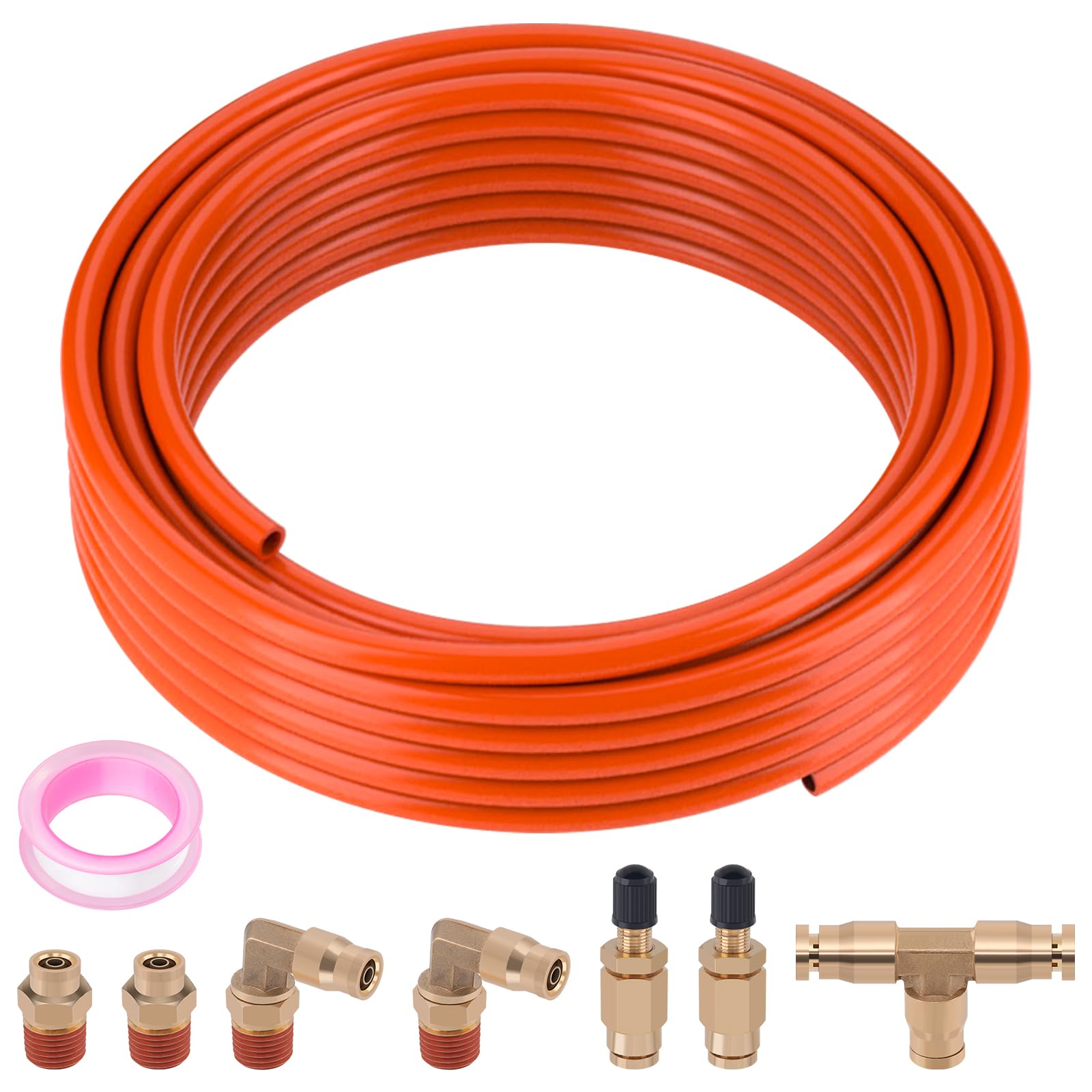 Air Line Kit For Air Spring Bag Suspension Fitting, 20 Feet Of Tubing Airbag - View #2