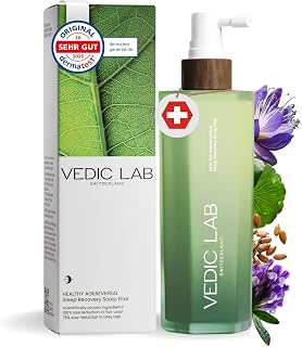 VEDIC LAB Nacht-Kopfhaut-Elixier | Anti-Haarausfall-Serum für Frauen | Effektive Haarwuchsbehandlung...