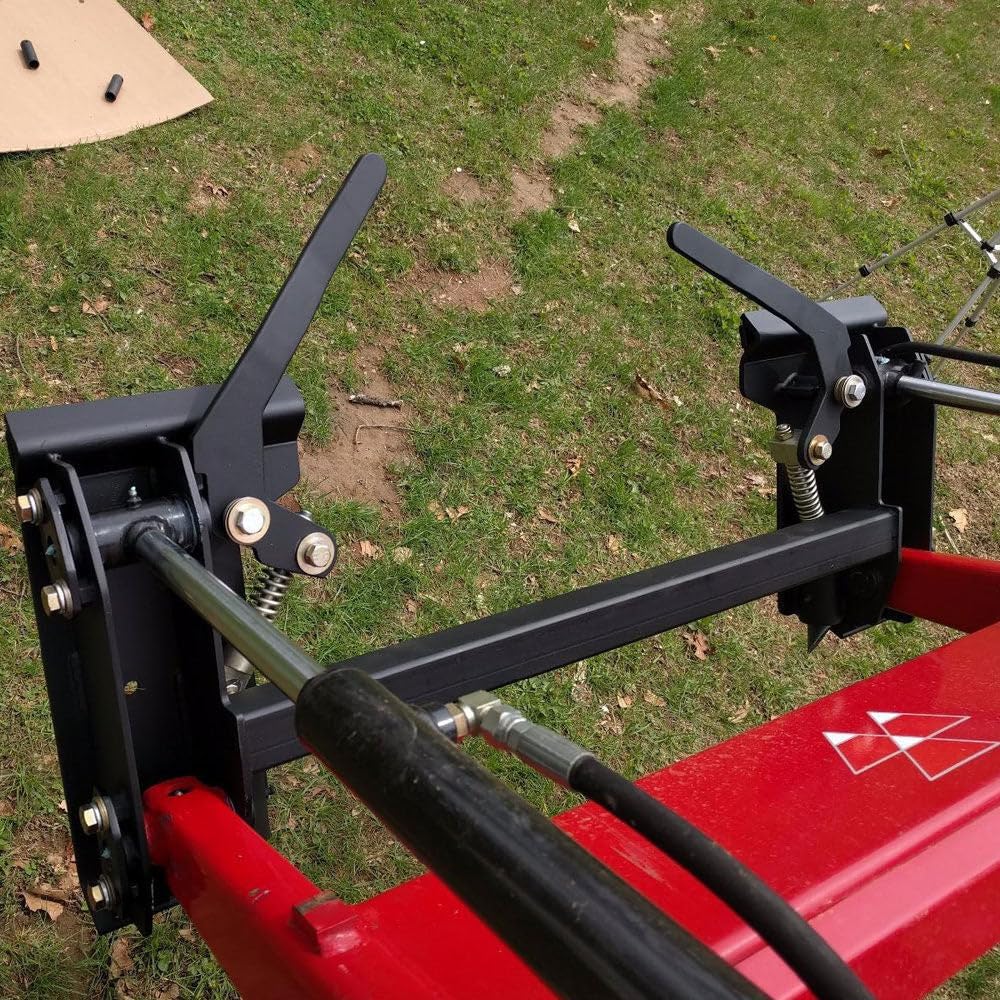 Titan Attachments Skid Steer Conversion Adapter, 17" x 9.25" Latch Box Weld, Quick Tach Mounting System, 50 Grade Steel