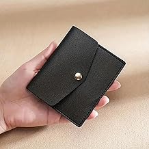 Small Womens Wallet Blocking, Credit Card Holder Trifold Ladies Wallets, Black