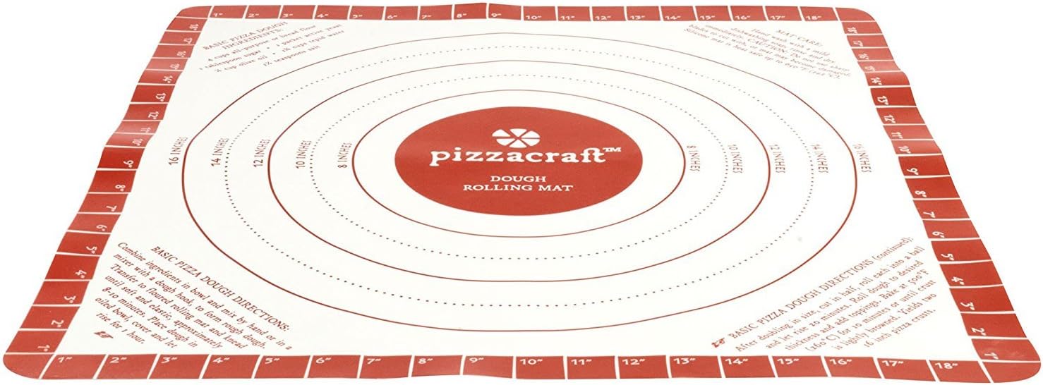 PC0408 Silicone Dough Rolling Mat, 20 by 20-Inch