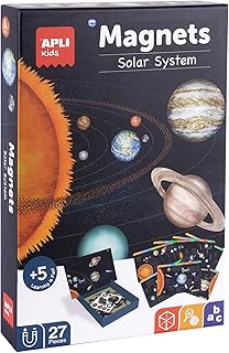 Comprar APLI Kids 19272 - Juego magnético Sistema Solar - Tablero con 27 Piezas magnéticas - 10 Idiomas - Recomedado para niños a Partir de 5 años