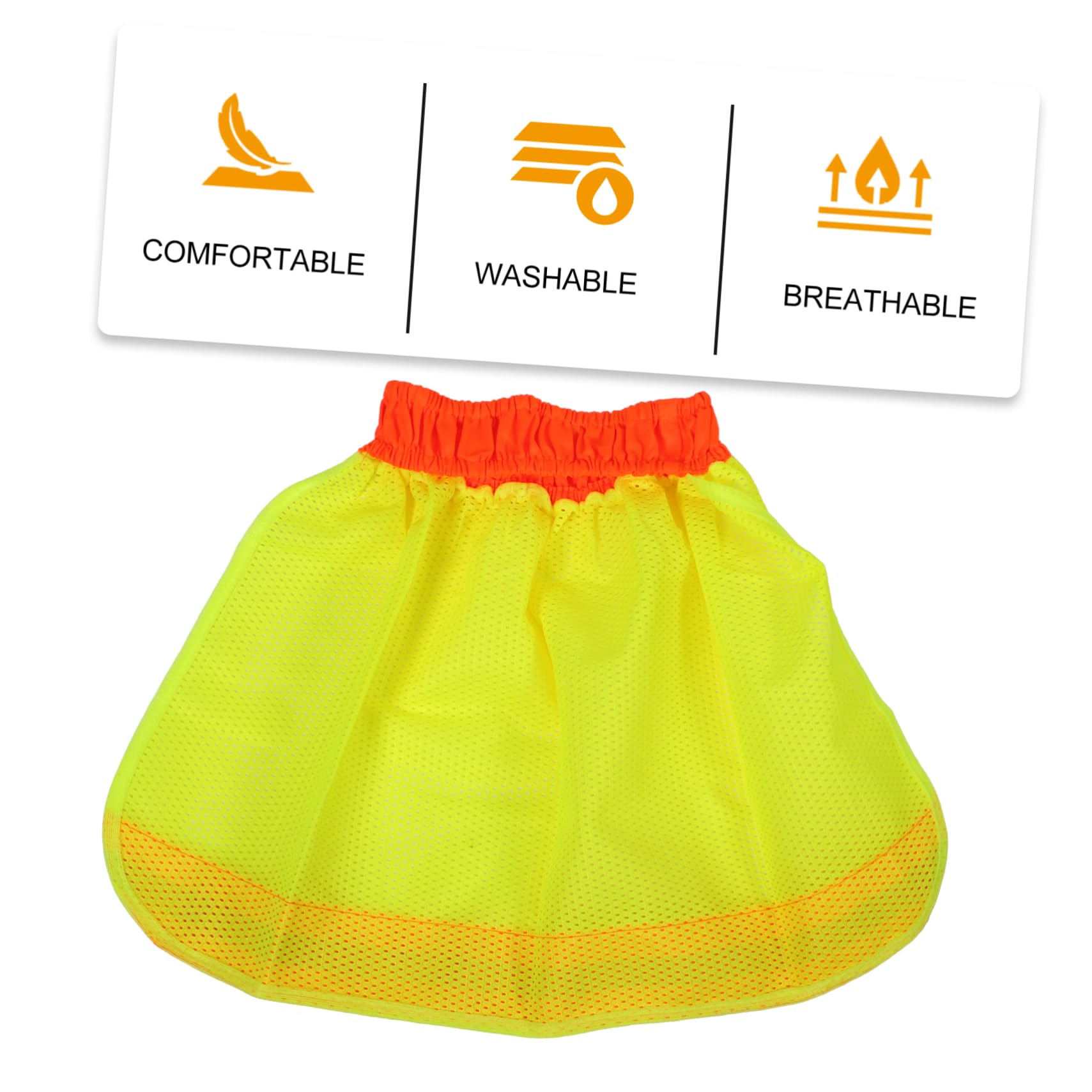 ARTIBETTER 12 Pz Telo Parasole Striscia Riflettente Del Cappello Di Sicurezza Attacco Visiera Parasole Casco Protezione Del Collo Dell'elmetto Collo a Rete Protezione Solare Completa