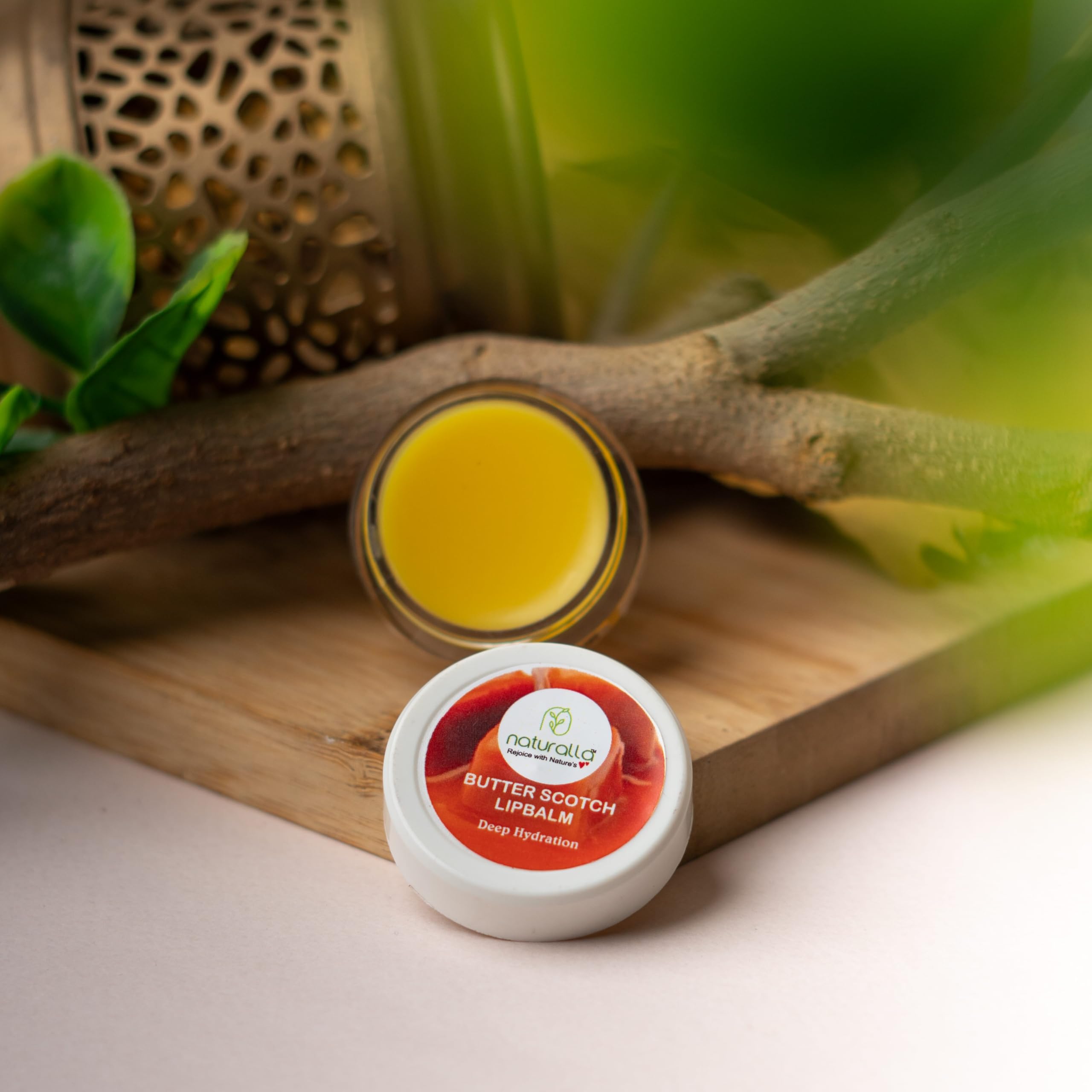 Naturalla Butter Scotch Lip Balm | Deep Hydration | Lip Balm for dry lips | Nourishment | Natural & Chemical Free | Suitable for all skin types | 8gm-image-22