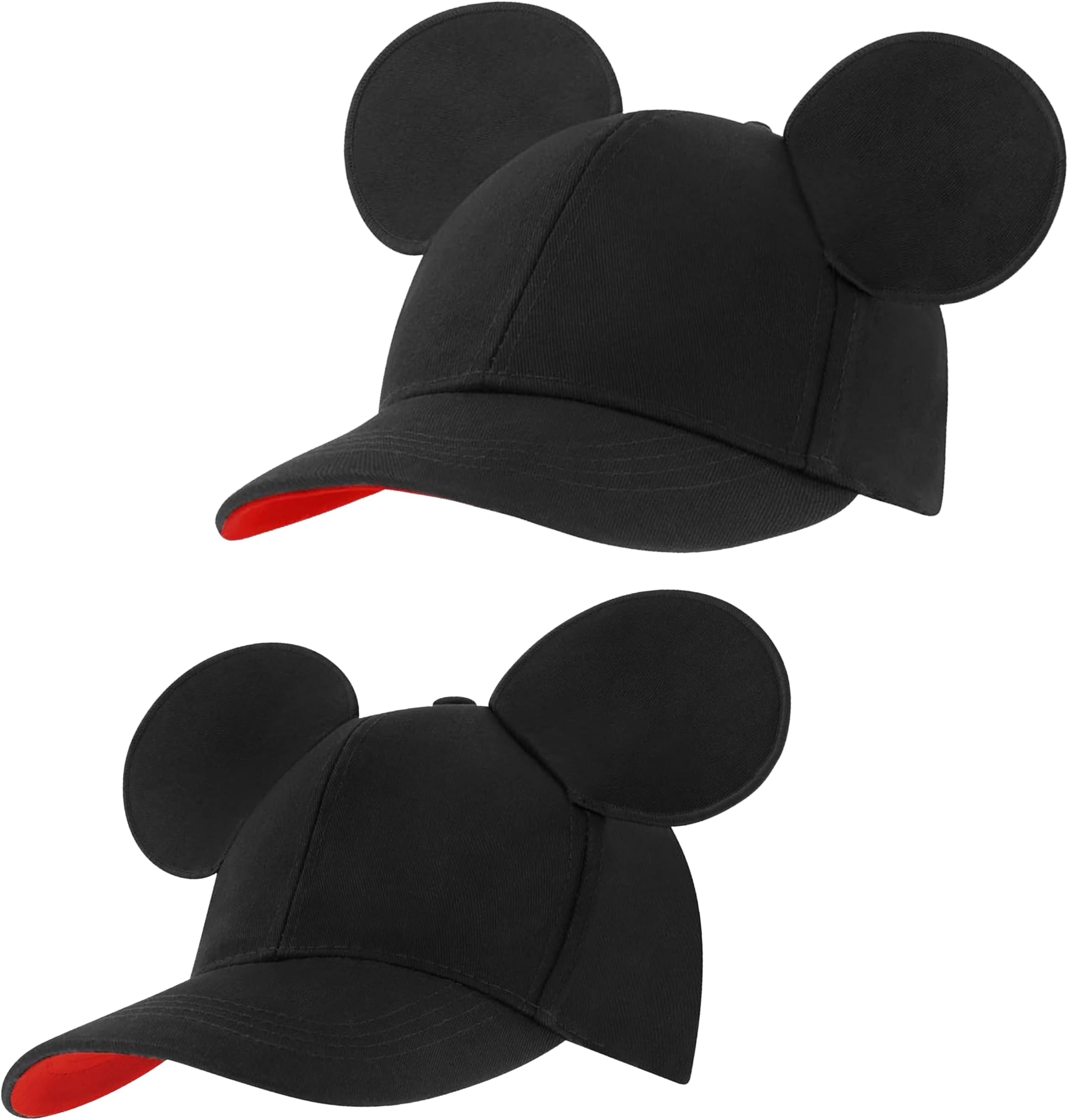 Disney Boys Baseball Cap, Mickey Mouse Ears Hat Daddy & Me Adjustable Toddler Caps 2-4 Or Girl Hat Ages 4-7