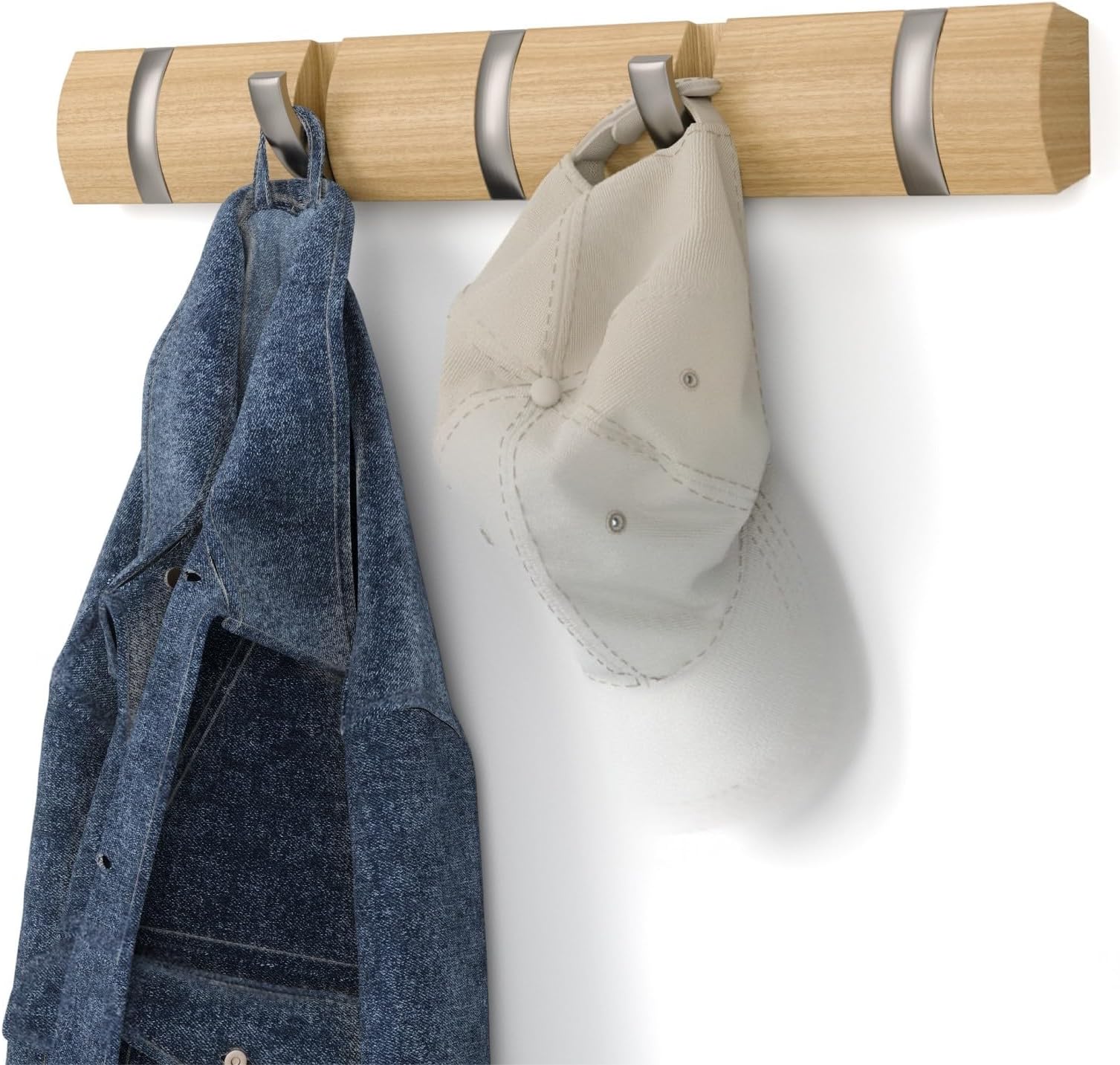 【umbra】 フリップフック FRIP HOOK ナチュラル 5HOOK 壁掛けフック 収納