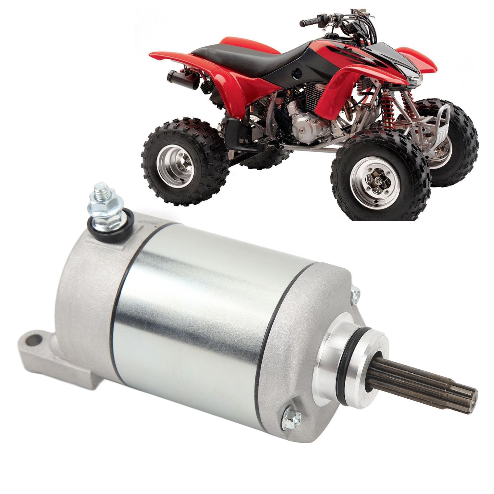 Starter 31200 HN1 000 Seal - Motor de arranque antienvejecimiento a prueba de golpes para motor TRX400EX SporTrax 400 EX