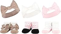 Vista 40 de Hudson Baby Conjunto de regalo de diadema y calcetines para niña