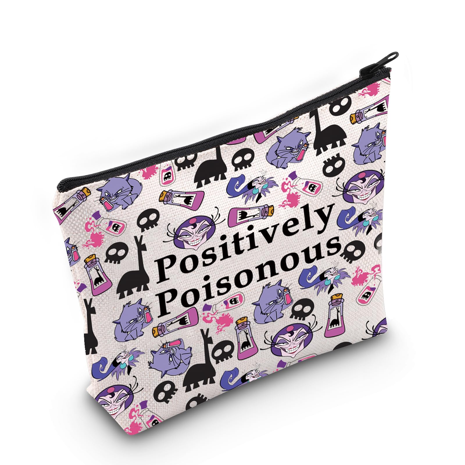 Yzma Villain Inspired Cosmetic Bag Positively Poisonous Llama Poison Makeup Bag Cat Villains Gift