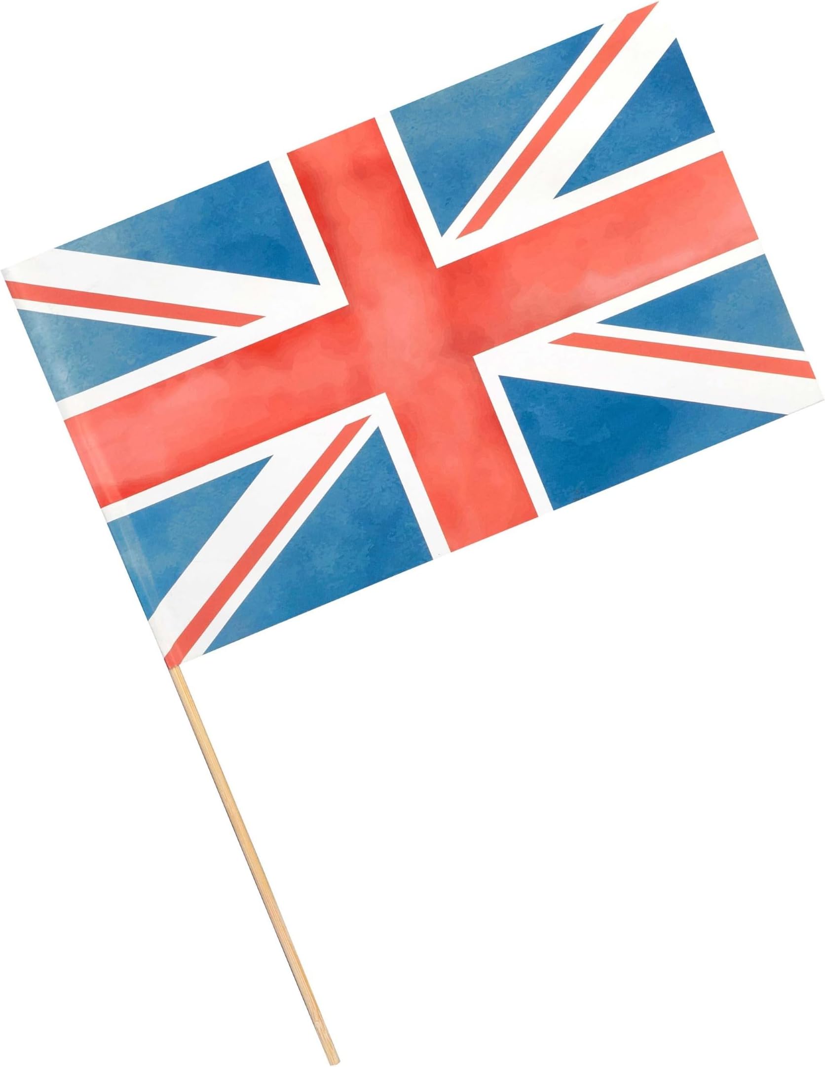 Hootyballoo Union Jack Paper Flags 6Pcs, King Charles III Coronation