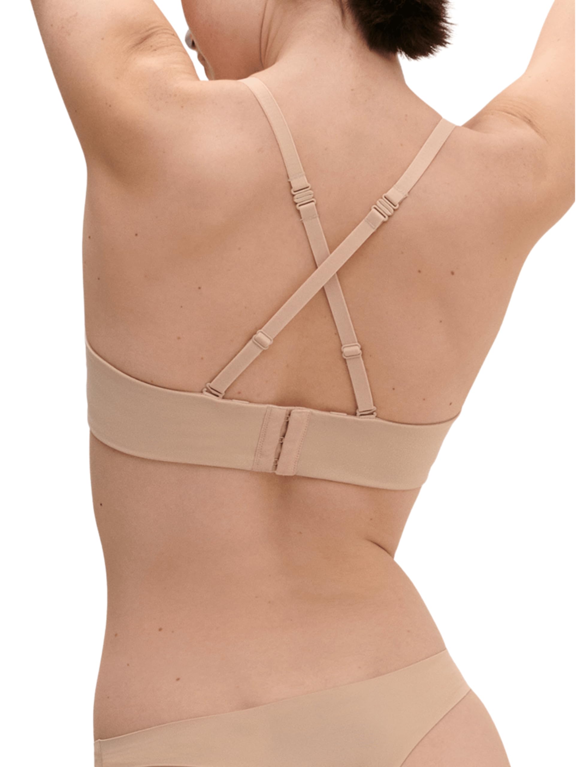 Simone Perele Sujetador Sin Tirantes con Copas De Malla Y Aros - Invisible