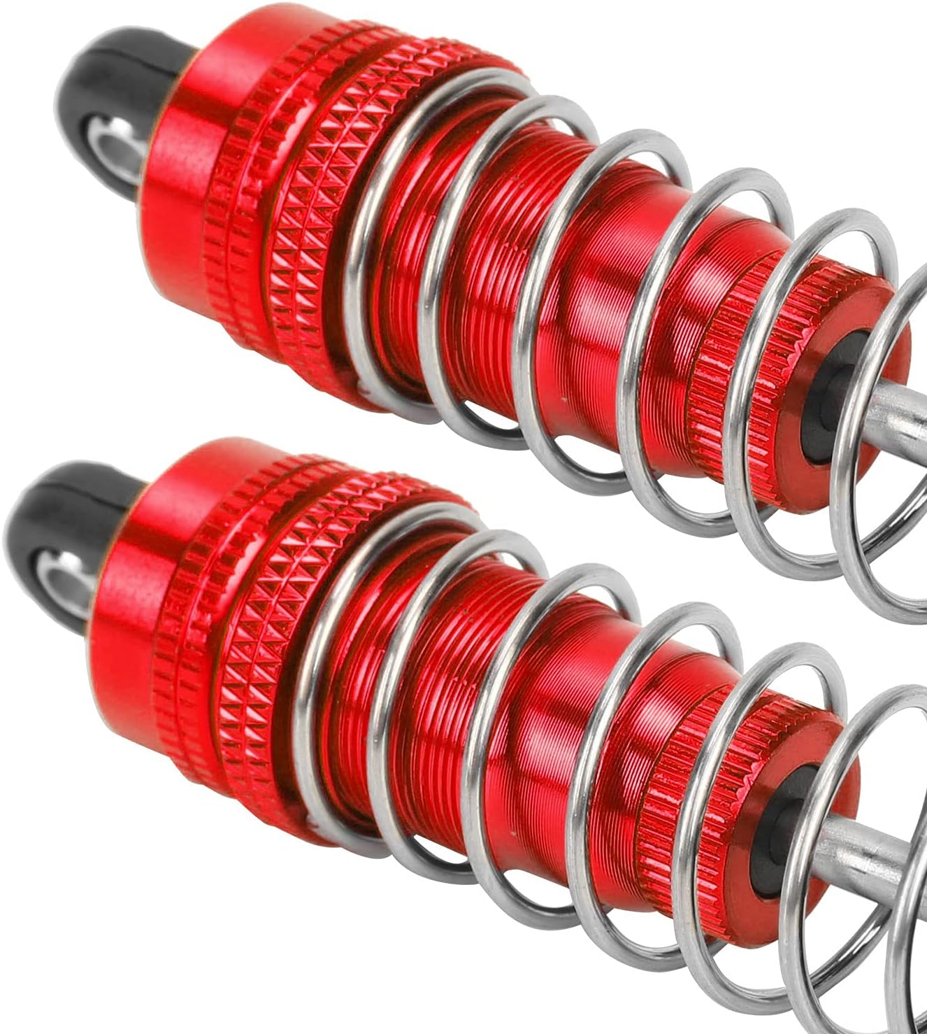 RC Damper Oil, RC Damper Aluminium Alloy for MN86 MN86S MN86K MN86KS 1/12 RC Cars(red)