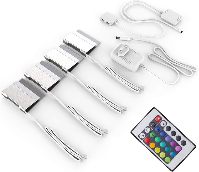 B.K.Licht LED Strip 3m RGB Mit Fernbedienung - Dimmbare Lichtleiste Für Ambiente