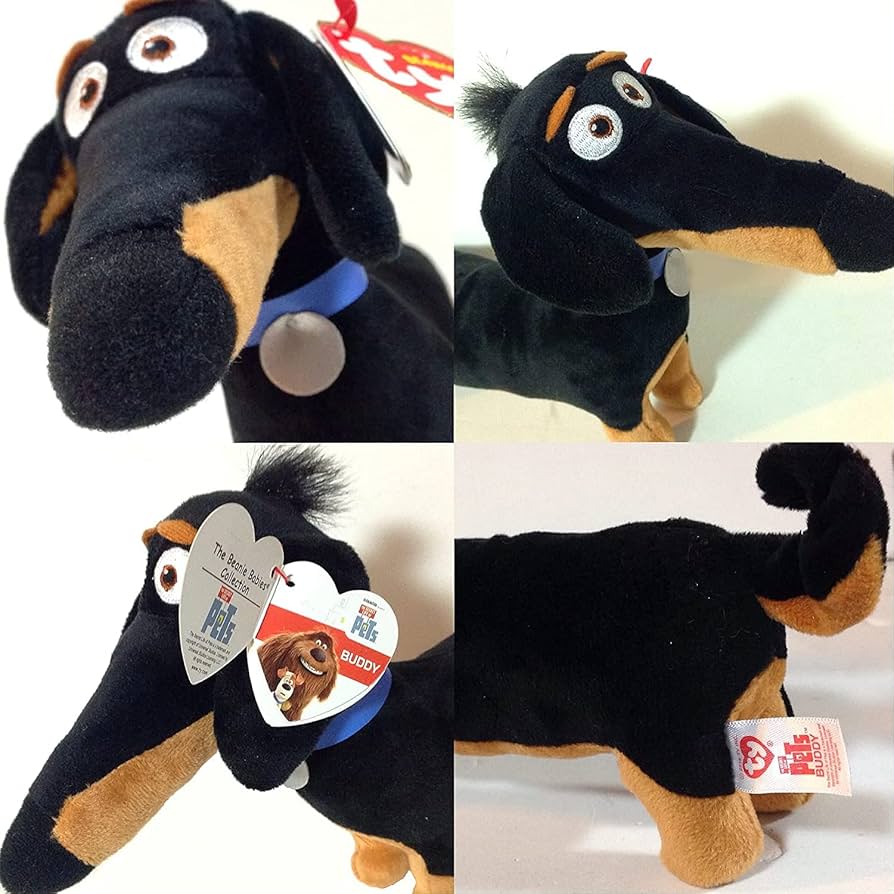 【レアバージョン・希少】tyビーニーベイビーズ 犬ぬいぐるみ　ダックス イヌ レアバージョン・希少】tyビーニーベイビーズ 犬ぬいぐるみ ダックス