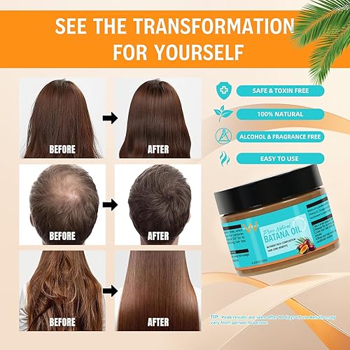 Miniatura 6 de Aceite de batana crudo para el crecimiento del cabello 100% sin refinar y orgánico Aceite natural para el crecimiento del cabello Dr. Sebi Pure