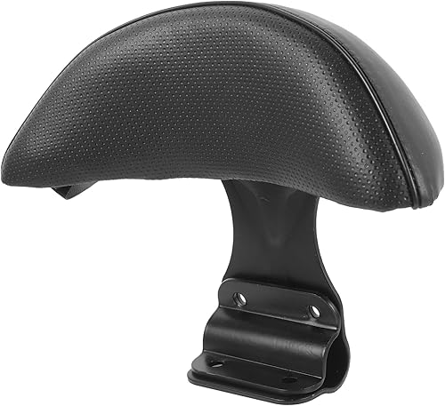 Milisten Asiento de bicicleta Respaldo de sillín eléctrico Asiento trasero de bicicleta Cojín de seguridad de cuero respaldo trasero respaldo de