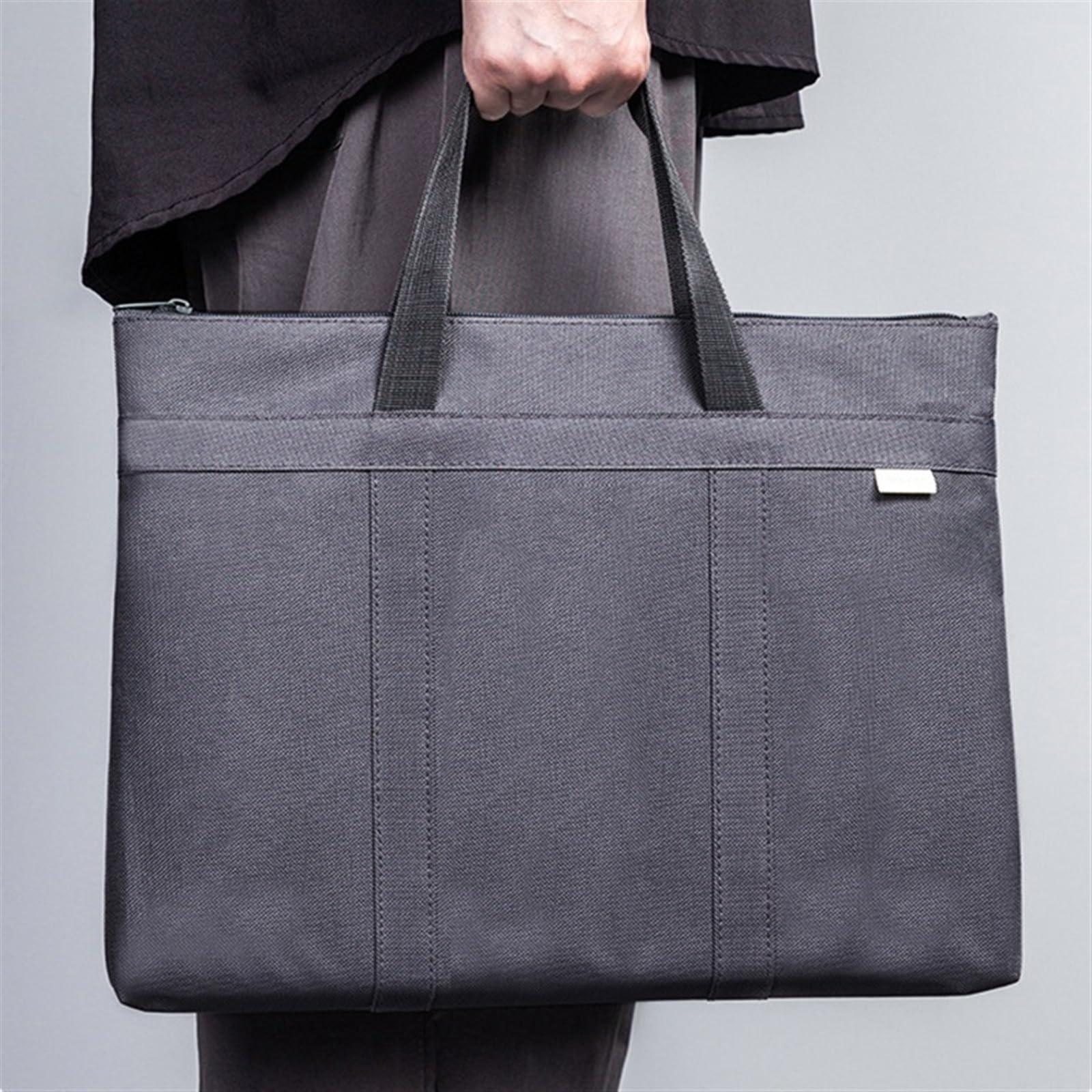Malette Porte-documents for hommes, sac d'affaires en cuir PU, sacs à bandoulière, main de bureau, pochette d'ordinateur