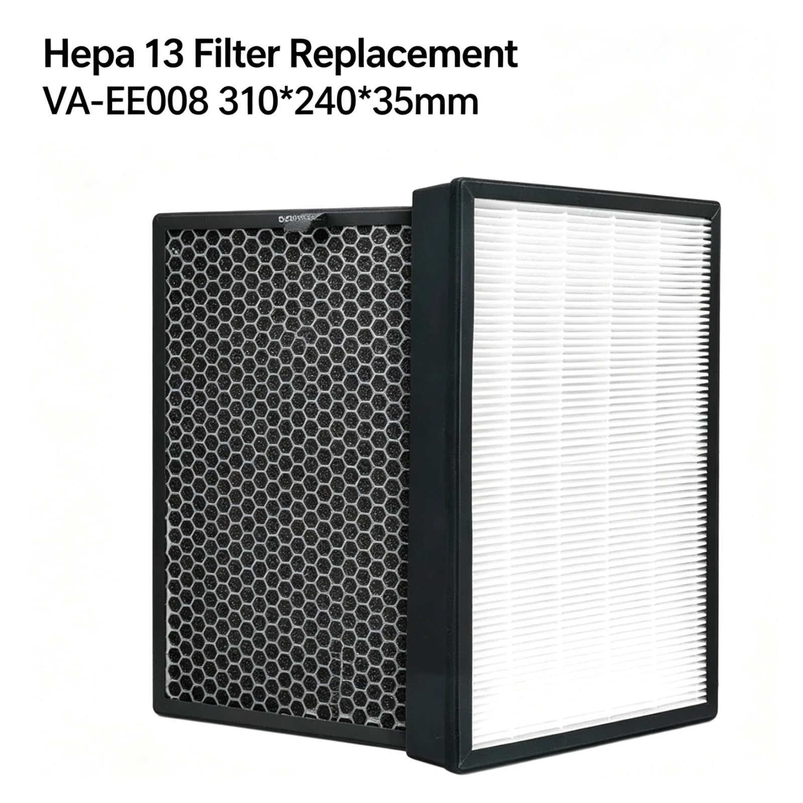 Filtro Purificatore D'aria, Compatible With VAVA, For VA-EE008, HEPA 310x240x35mm | Parte Di Ricambio For La Rimozione Della Polvere Di Carbone Attivo Dell'elemento Filtro
