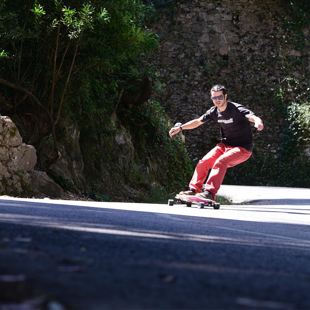 Streetsurfing - Longboard Drop Through Freeride 39" Curve, Longboard Unisexo, Black, One Size - 06-16-013-2