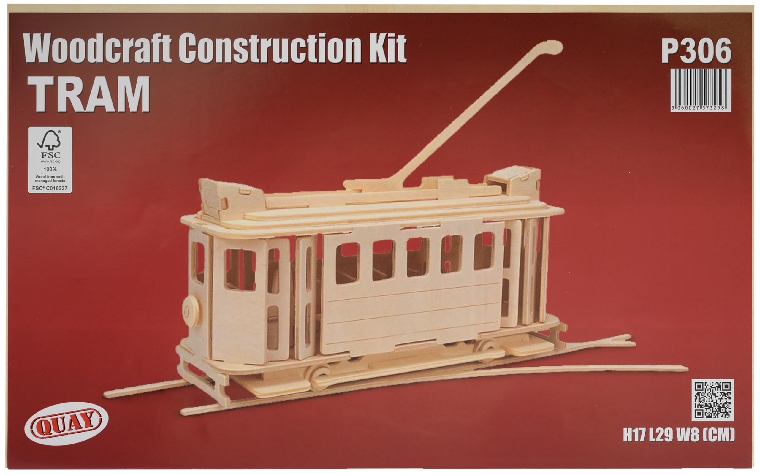 Straßenbahn QUAY Holzkonstruktion Kit