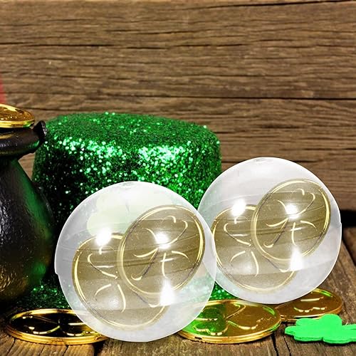 Miniatura 6 de Artibetter 50 cápsulas de máquina de chicles vacías redondas cápsulas transparentes pequeñas de plástico para máquinas expendedoras vacías, caja de