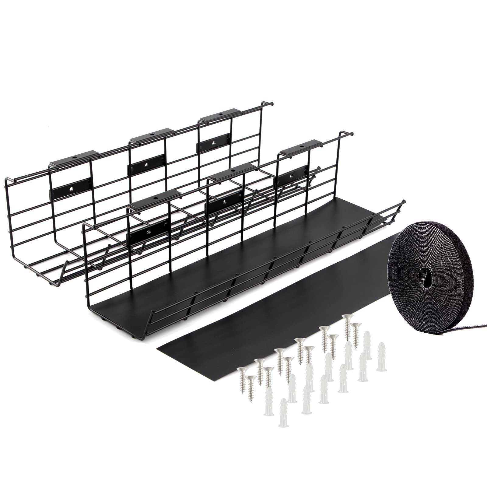 Buy Under Desk Cable Management Tray,Cable Organizer for Wire