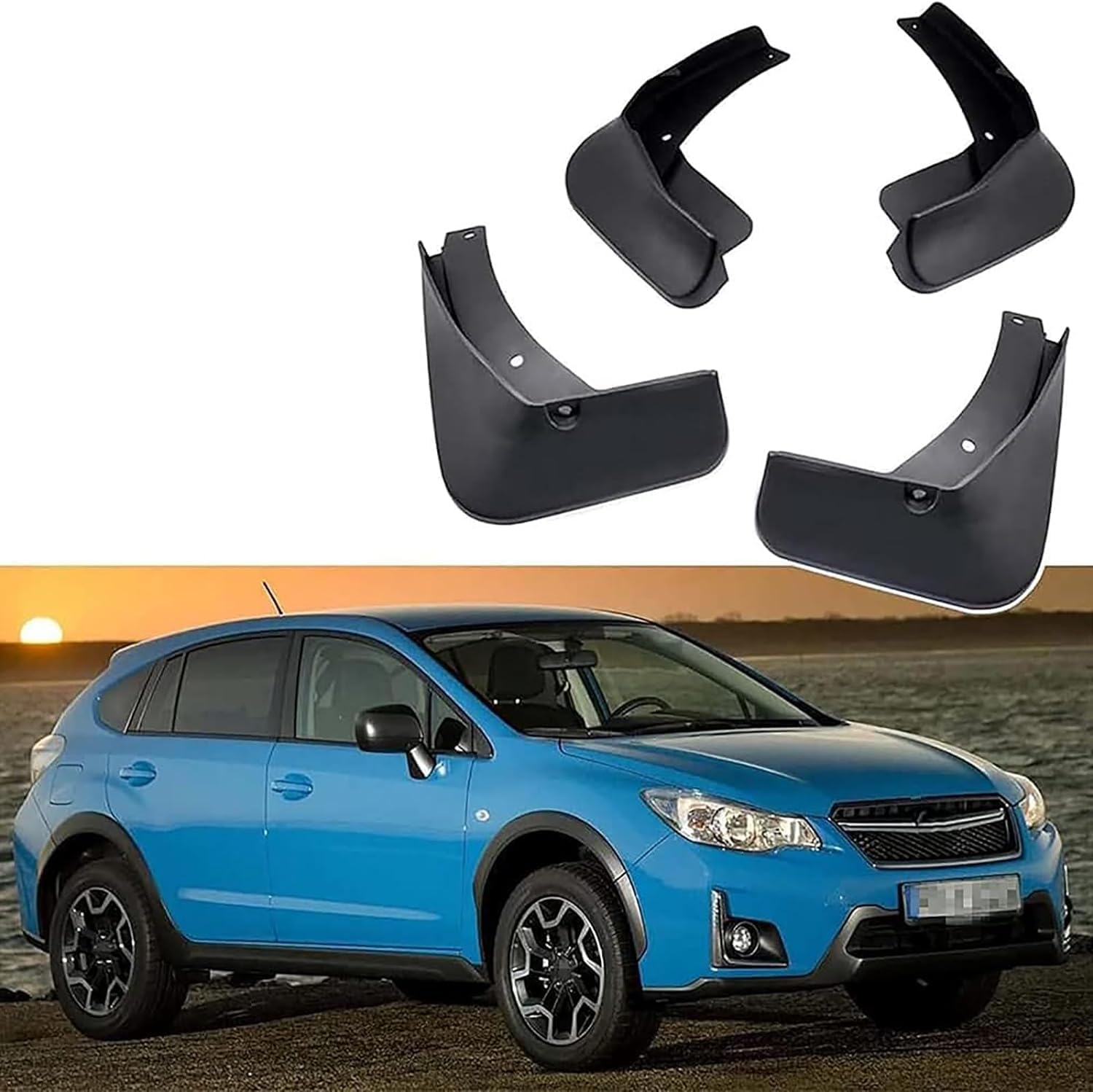 ZanLIn Car mudguard suitable for Subaru XV 2012-2017, Mud Flaps Splash Guards Replacement Decorative Mudguard Wheel Baffle Protection
