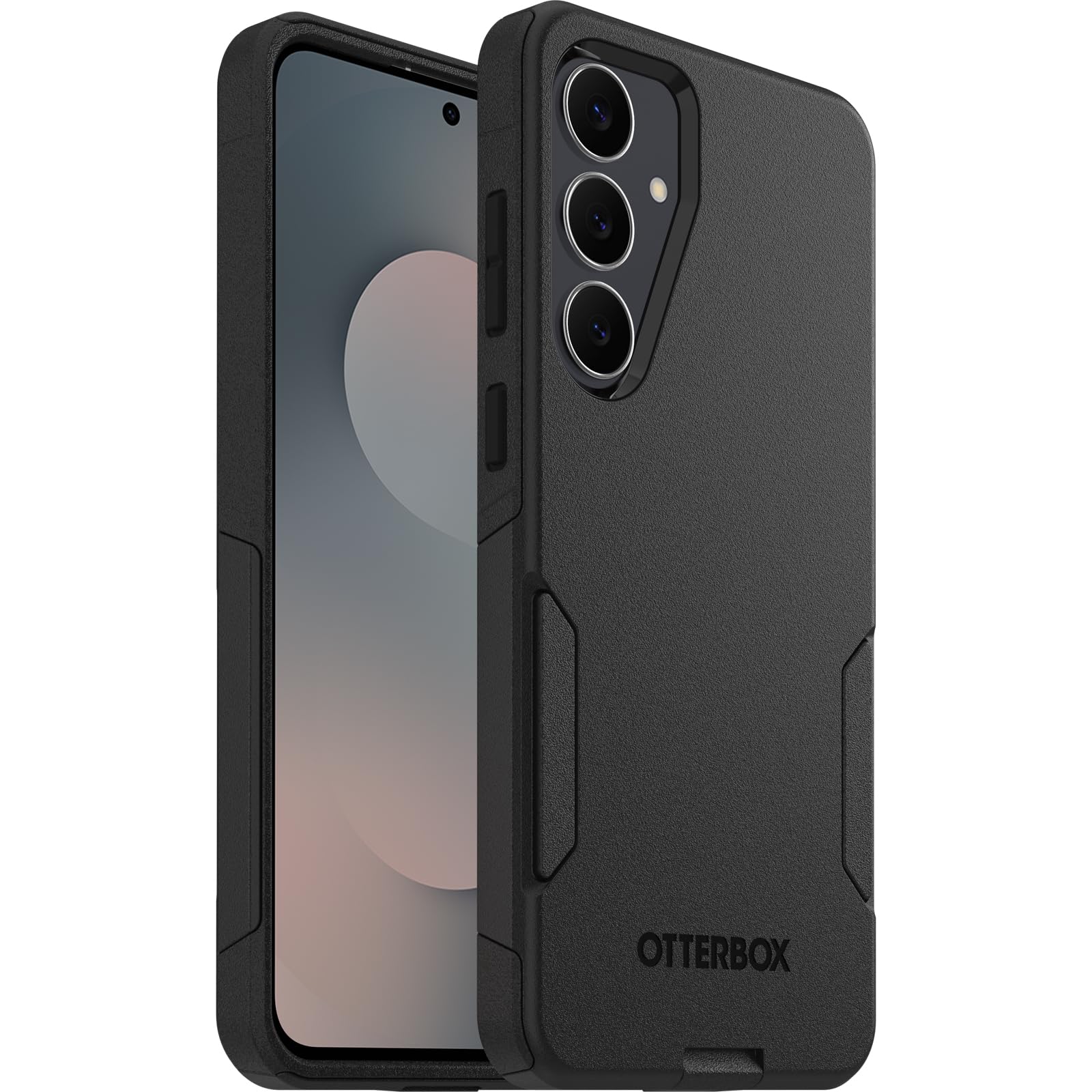 OtterBox Cover per Samsung Galaxy S25 FE Commuter, resistente a shock e cadute, testata testata 3x norme MIL-STD 810G, Nero