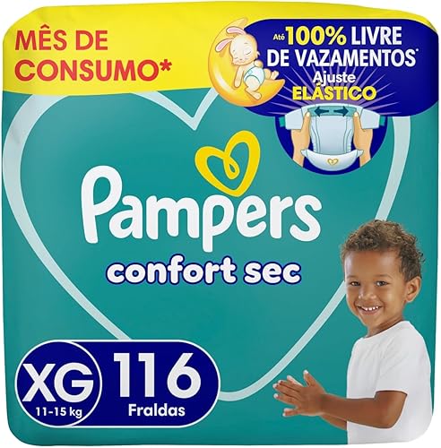 Fralda Pampers Confort Sec Tamanho XG