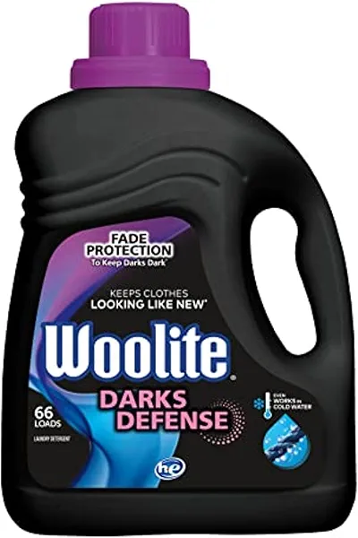Woolite Darks Defense Liquid Laundry Detergent, Light Fresh Scent, 66 Loads, 100 Fl Oz