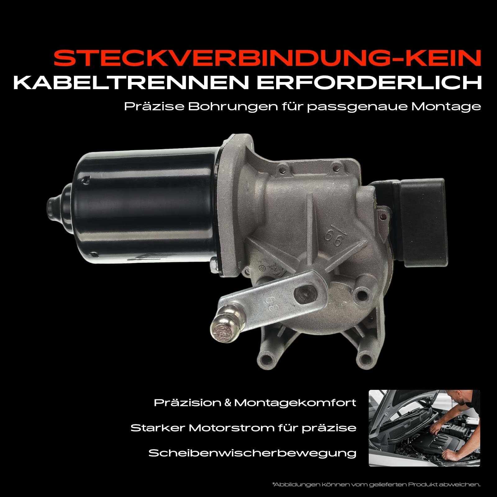 Frankberg 1x Wischermotor Scheibenwischermotor 5-Polig Vorne Kompatibel mit Jumper Z 230P 230L 224 230 244 1994-2021 Ducato 250 290 2006-2021 Boxer 230P 230L ZCT 244 1994-2021 Replace# 77364080