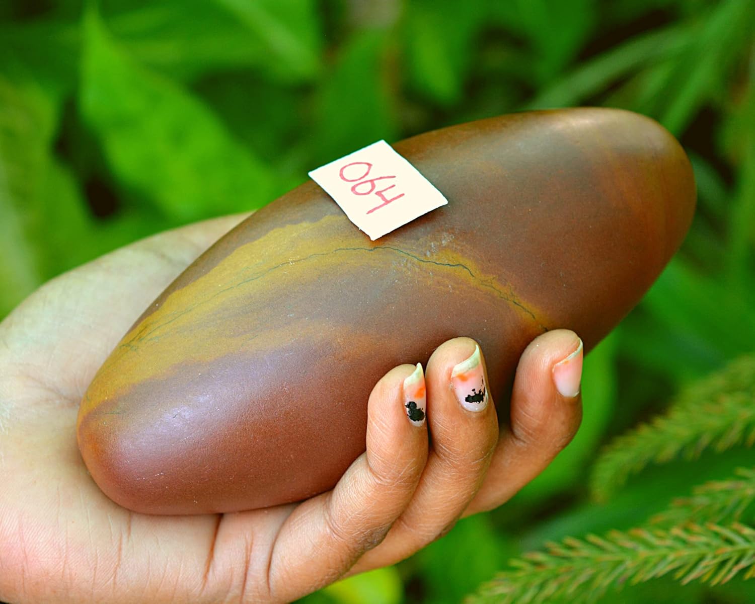 5" Large Shiva Lingam, Narmada River Stones, Shiva Lingam