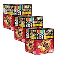 Vista 1 de KIND Kids - Barras masticables de granola con chispas de chocolate, contienen nutrientes de una porción completa de verduras, sin gluten y sin