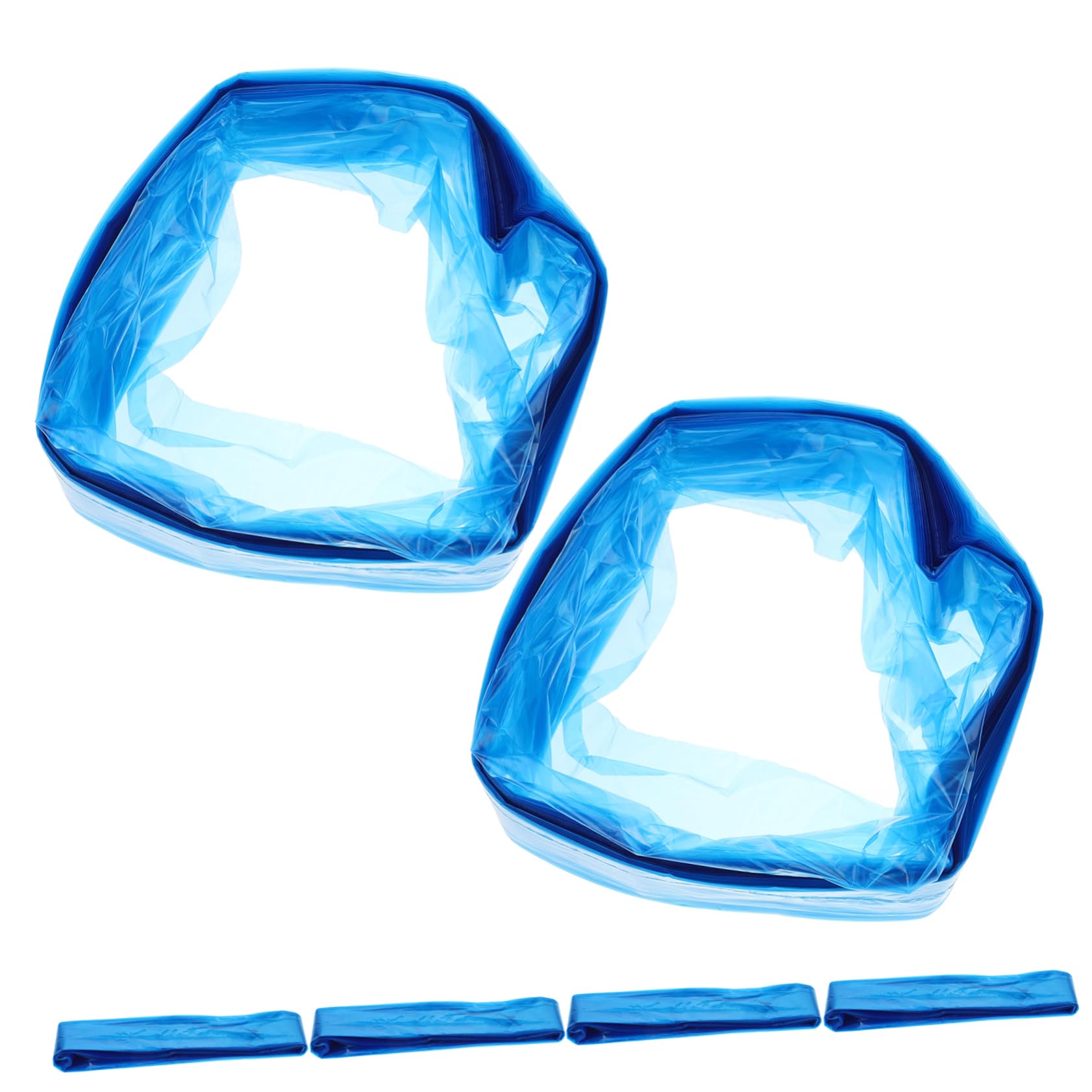 Luxshiny 6 Rolls Pe or Thickened Trash Containers Useful Garbage Bags Thickened Nappy Garbage Bags Blue Diaper Trash Bags