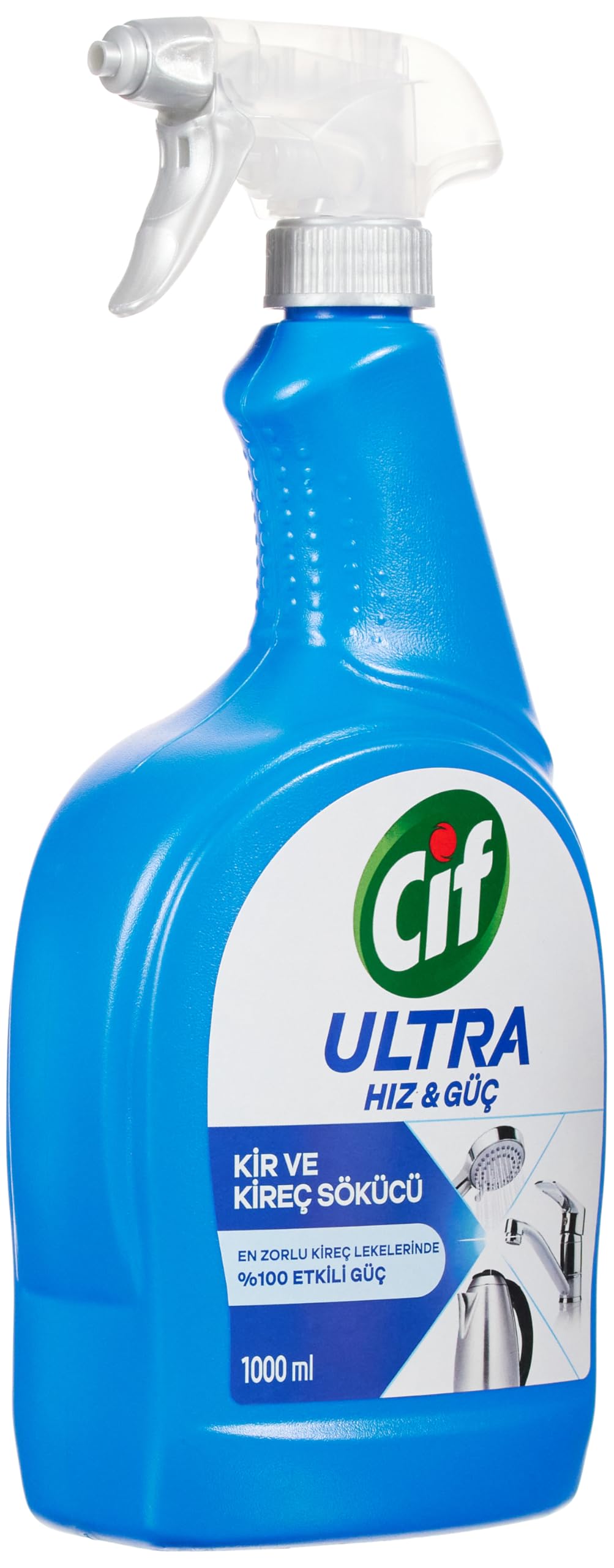 Cif Ultra Hız Güç Yağ Çözücü Sprey Leke ve Kir Çıkarıcı 1000 ml + Cif Kireç Sökücü Sprey 1000 ml