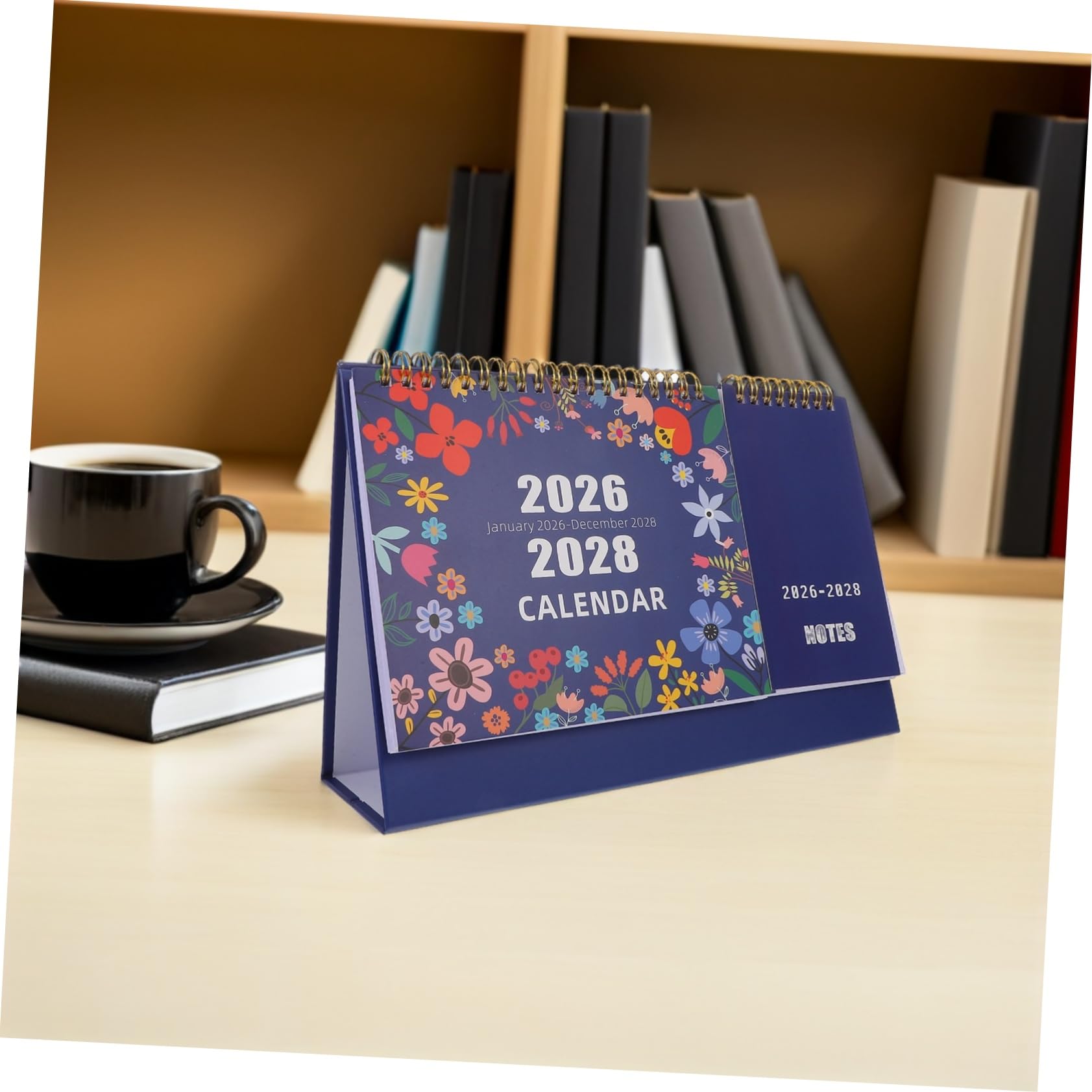 GALPADA 2piezas Calendario De Escritorio De Unidades Planificador Mensual Para Oficina y Estudio Agenda Diaria De Calendario De Escritorio