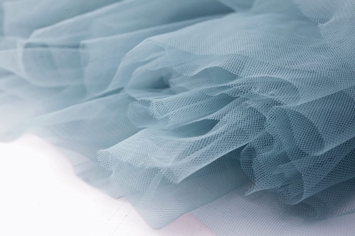 Vestido tutú para niñas pequeñas, manga con volantes, vestido de tul para fiesta de princesa