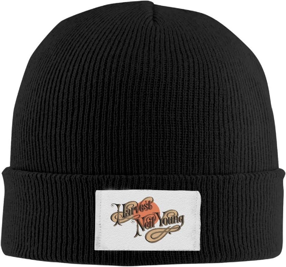 Neil Young Unisex Funny Black Wool Winter Knit Hats One Size Apparel