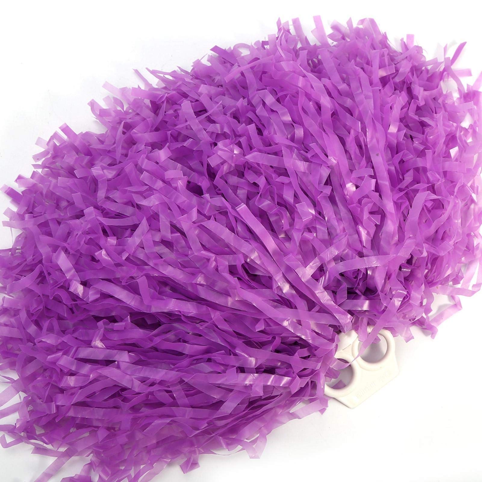 Set 2 Pompon Cheerleader In Metallo 8 Colori, Accessori Per Sport E Feste Per Bambini E Adulti