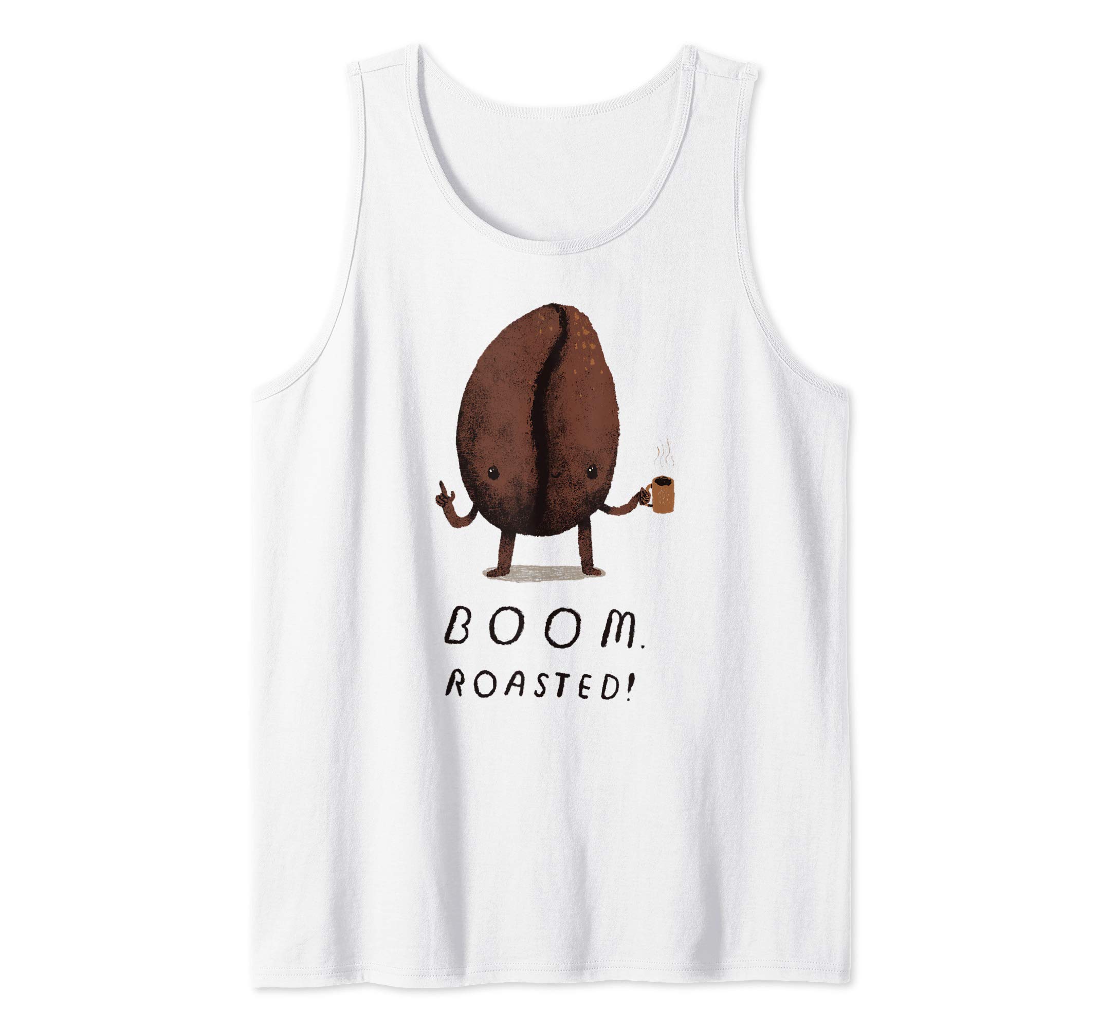 coffee tee. roasted coffee beans. Tank Top