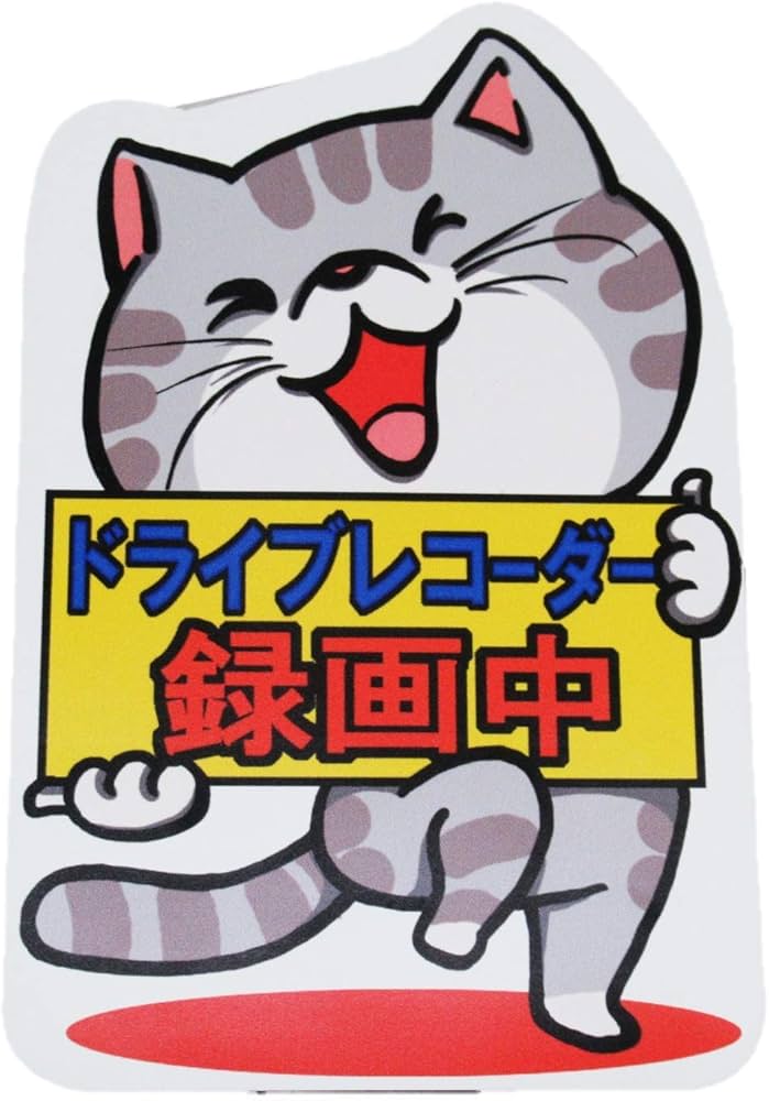 Amazon.co.jp: ドライブレコーダー マグネットシート ステッカー 録画