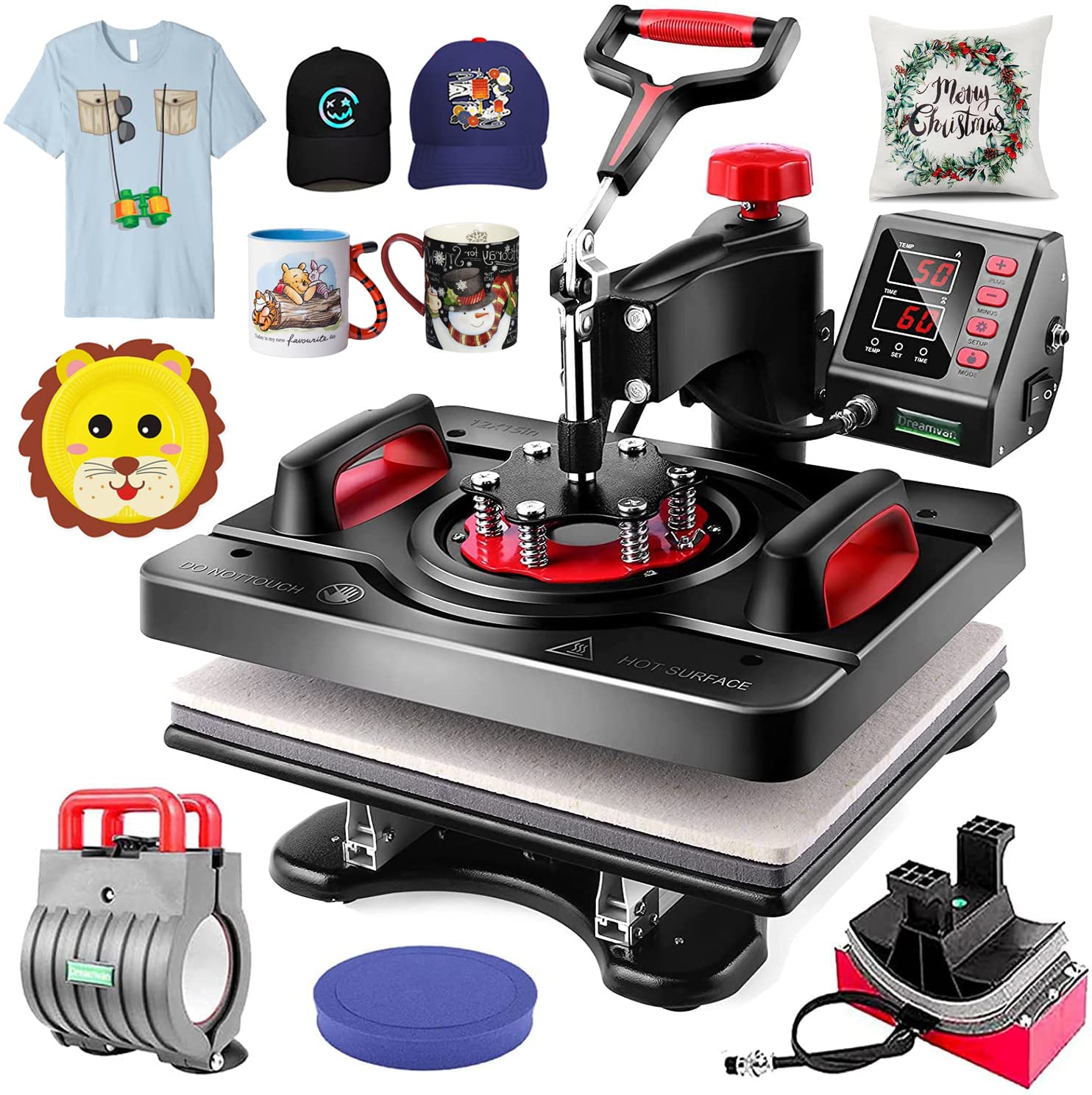 Buy Upgraded Heat Press Machine for Shirts 15 x 12 Inch T Shirt Press