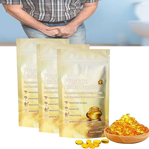 FemiPure - Cápsulas de hierbas naturales para próstata, 7 unidsbolsa, cápsulas herbarias naturales de próstata para próstata (3 unidades)