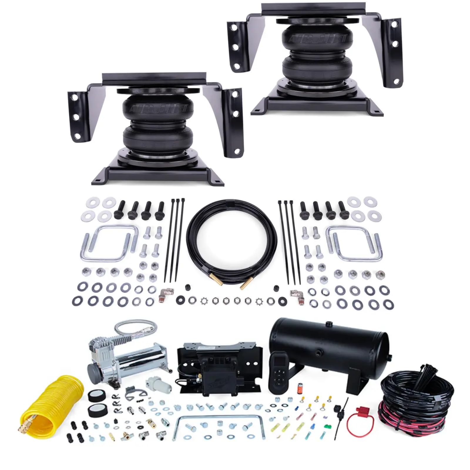 TrendsAuto Air Lift LoadLifter 7500 XL Ultimate Air Spring Kit and WirelessAir Tank with EZ Mount Compatible with 2016-2025 Silverado Sierra 3500HD
