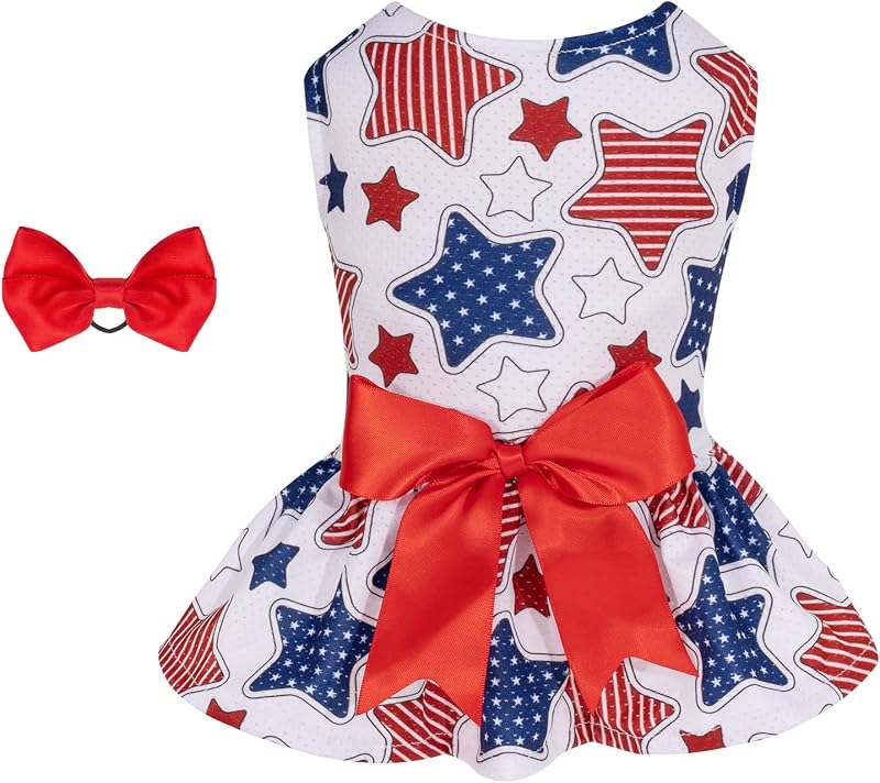 Vestido para Cães Pequenos em Mesh com Laço CuteBone BF11M