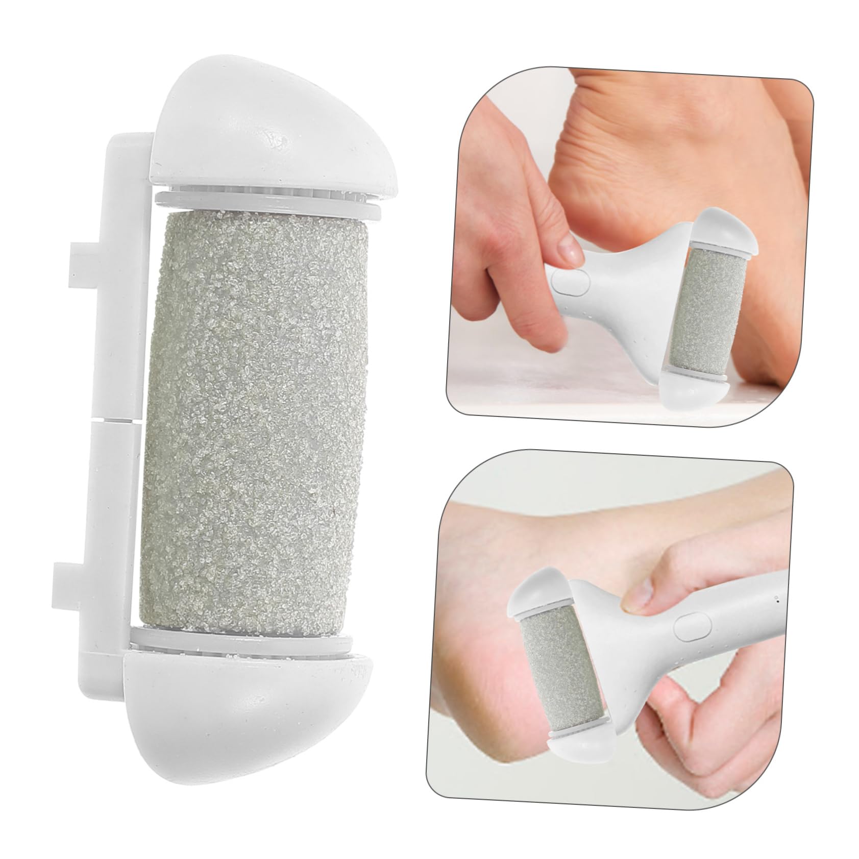 minkissy 25 Uds Molinillo De Pie Eléctrico Accesorios Herramienta Andador Suministros De Pedicura Suministros De Limpieza De Pies Cabezales De Rodillo Para Lima De Pies Rodillos